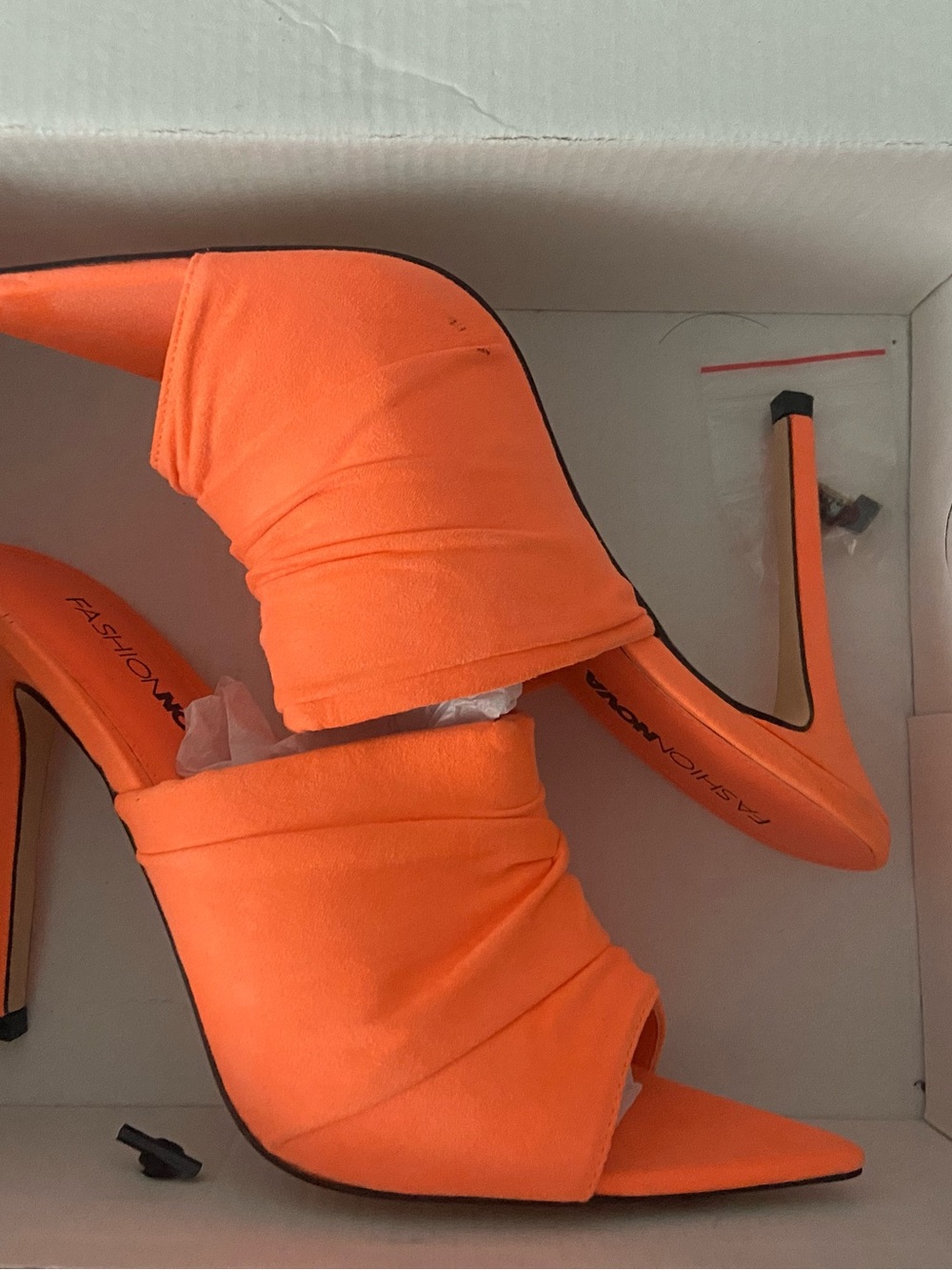 Orange High Heel - Women 7.5